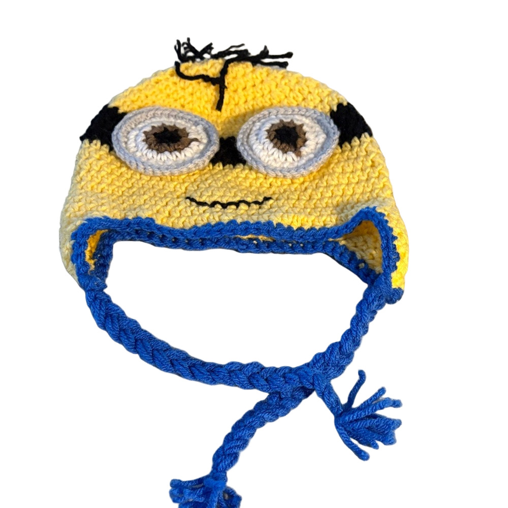 Brand New Handmade Crochet Hat Minion Despicable Me